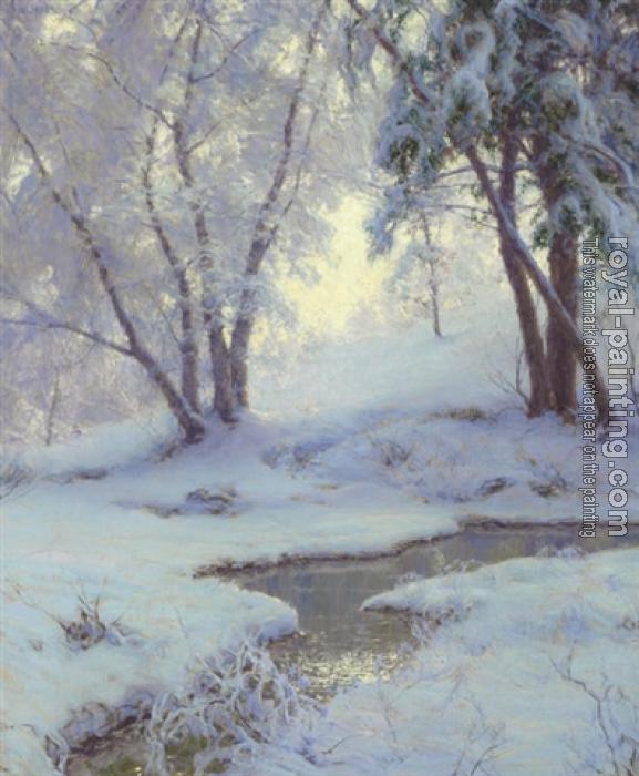 Walter Launt Palmer : Winter landscape Walter Launt Palmer : Winter landscape